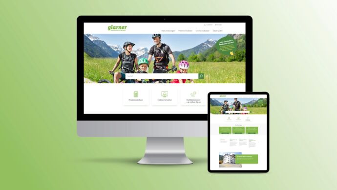 Mockup Glarner Krankenversicherung